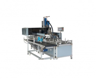 Auto glue spray machine for shoulder boxes