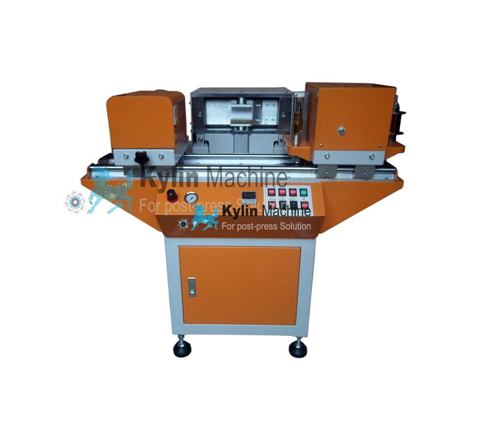 Card edge gilding machine