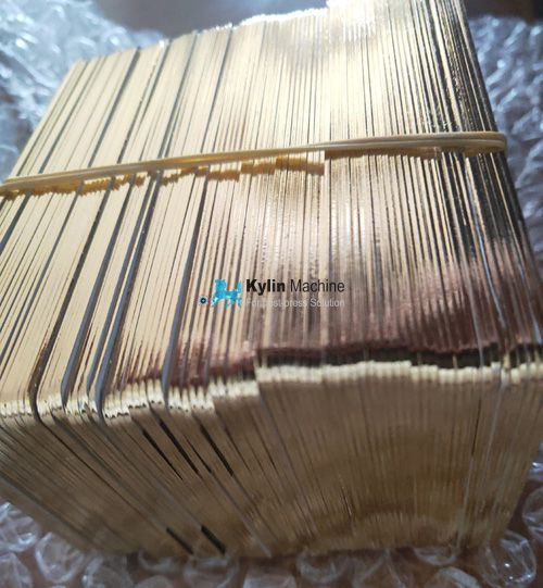 Card edge gilding machine