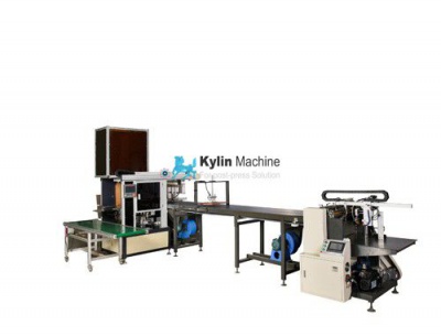 Auto rigid box wrapping machine