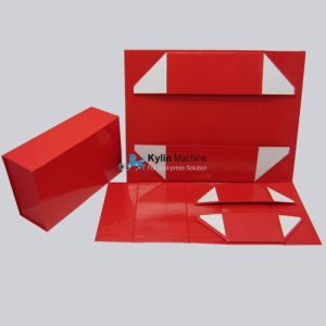 Double-side adhesive tape applicator for foldable box
