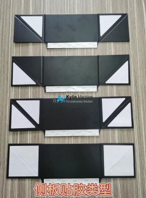 Double-side adhesive tape applicator for foldable box