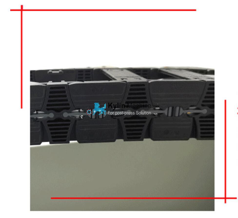 Book edge print machine