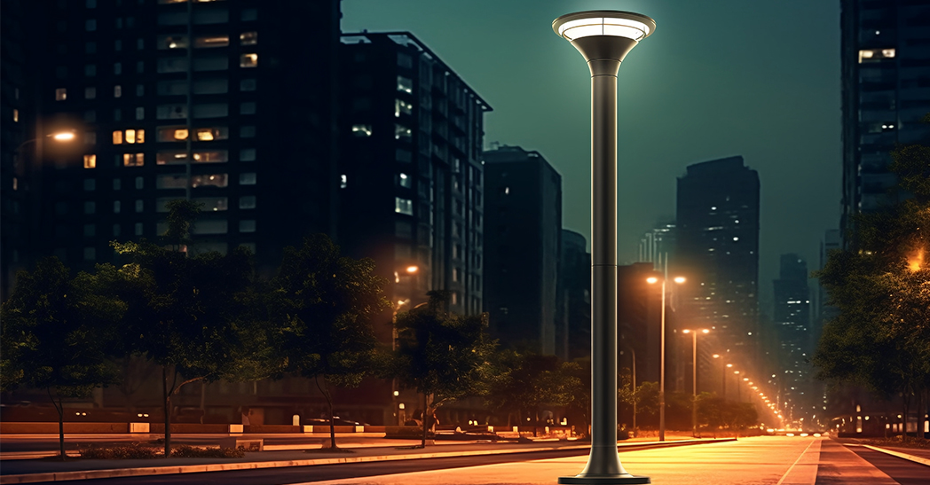 Solar street light project