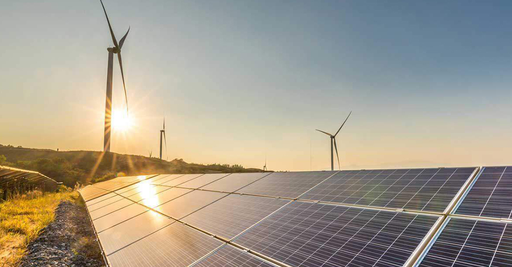 Wind energy solar power generation project