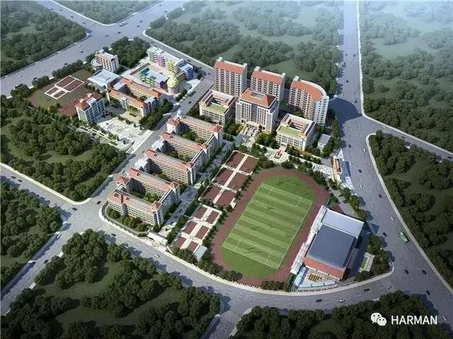 哈曼钕磁线阵音箱系统成功应用于福建省多所校园礼堂及报告厅