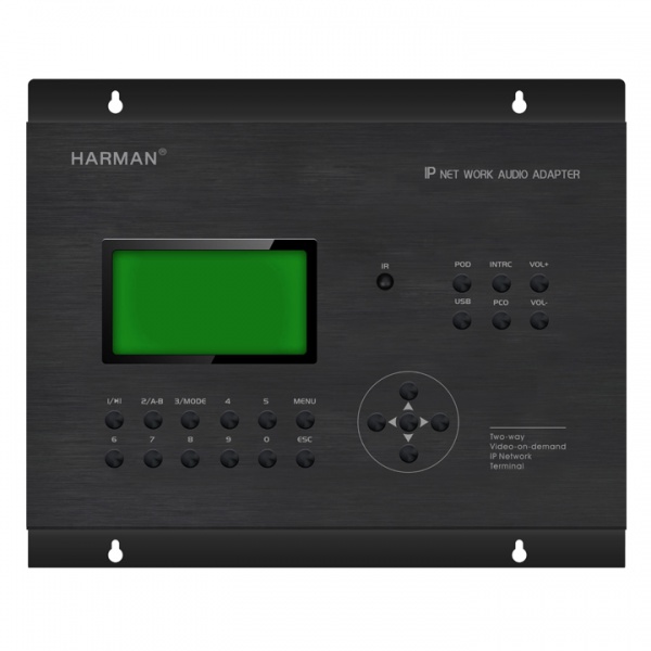 壁挂式IP网络双向点播对讲终端