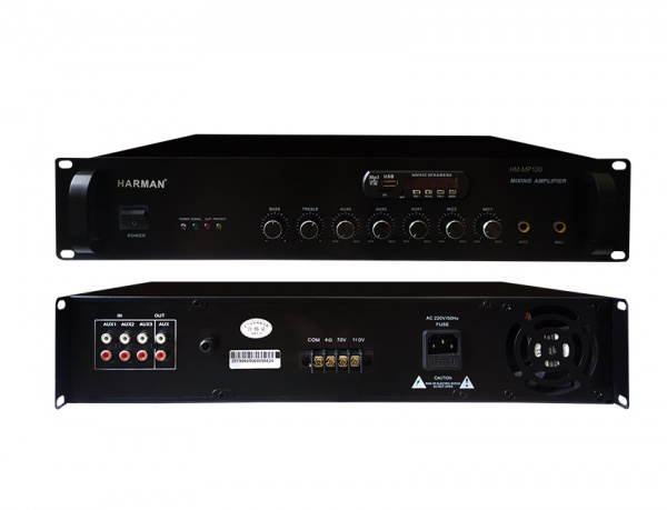 1.5U带MP3广播功率放大器 120W
