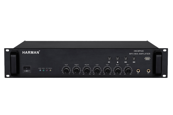 1.5U带MP3广播功率放大器 45W