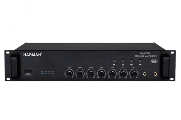 1.5U带MP3广播功率放大器 45W