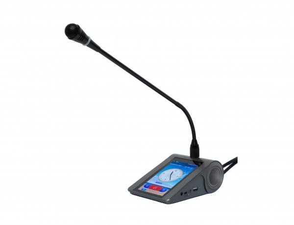 IPS-5寸同传有线网络发言主席、代表话筒（长咪杆）