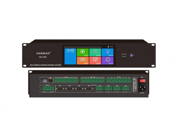 中控主机 （新款带屏8路）