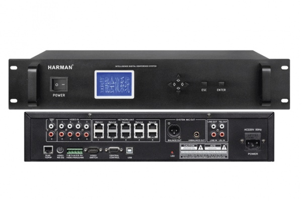 表决+视像+讨论型网络中央处理器(含表决软件）