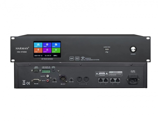 触摸屏会议讨论主机