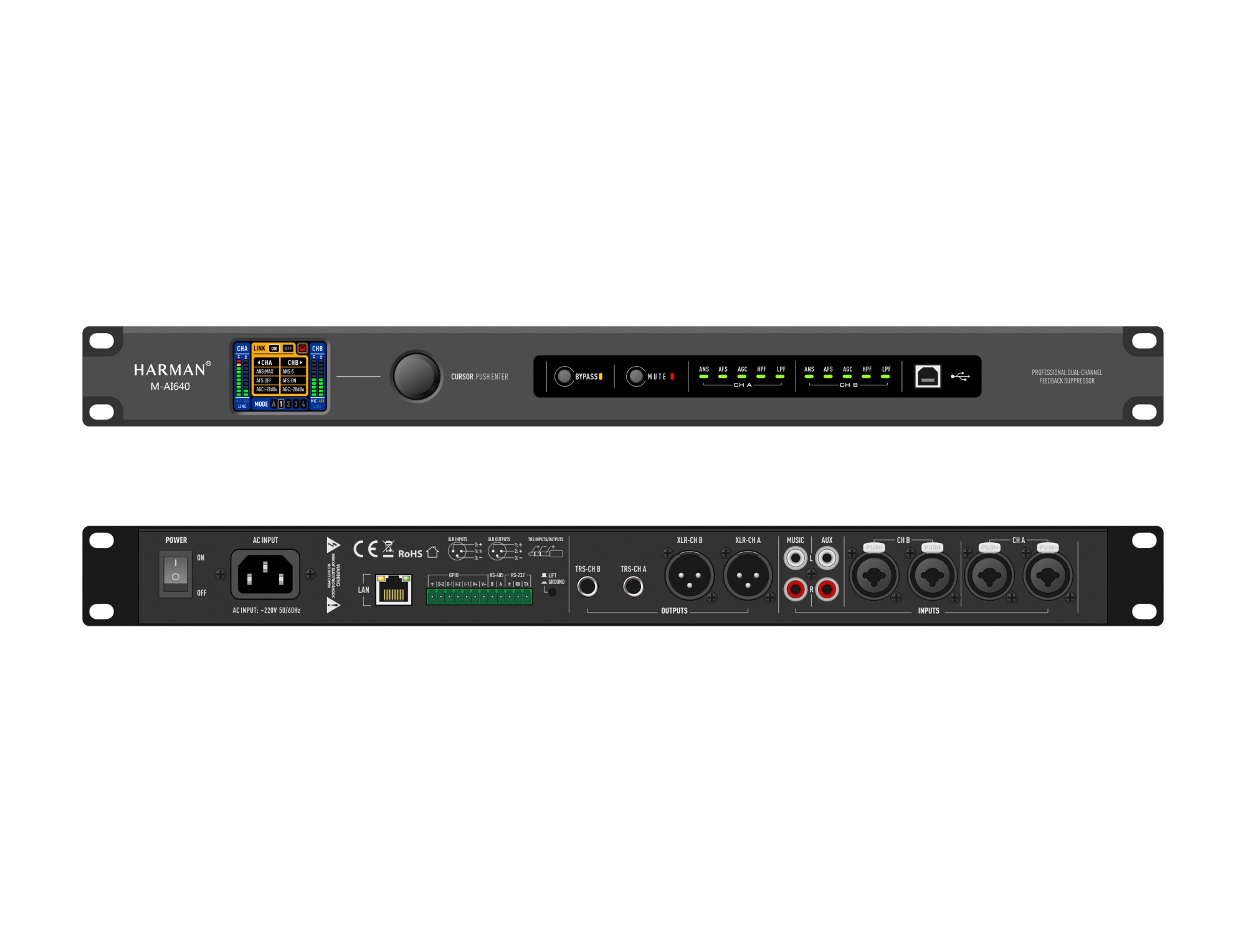 全域AI降噪处理器- 广东哈曼音响设备有限公司