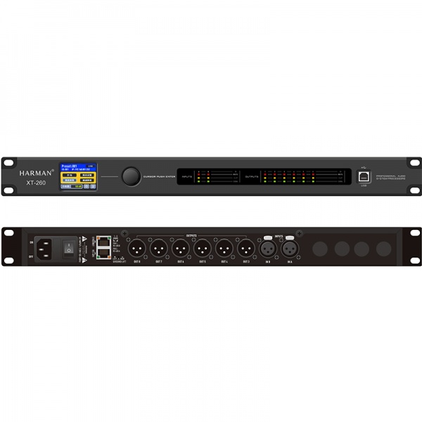 2进6出音频处理器 （彩屏版）