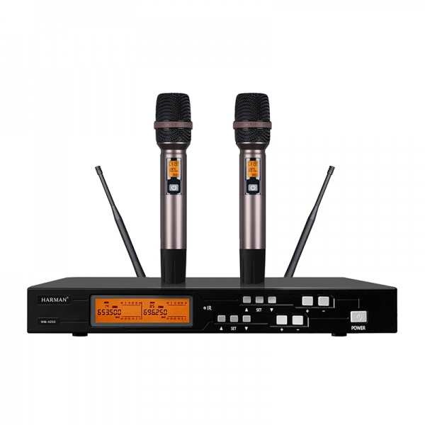 一拖二真分集KTV娱乐无线话筒