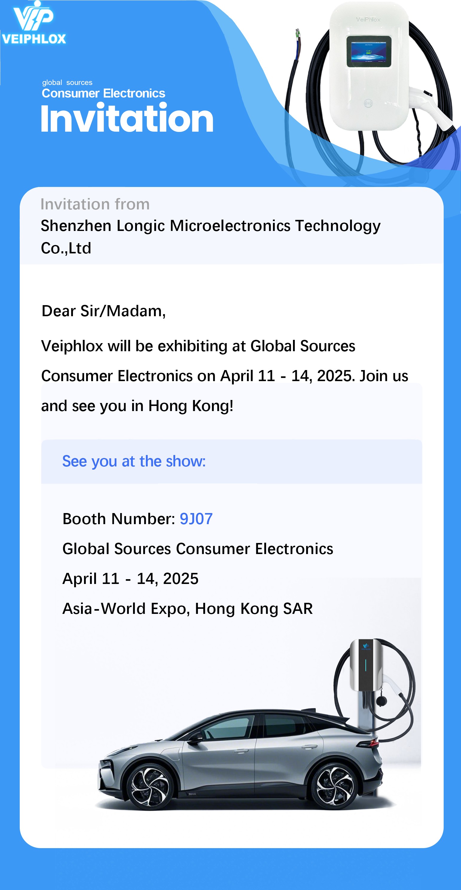 Invitation: April 11-14, AsiaWorld-Expo, Hong Kong SAR . Booth NO. 9J07