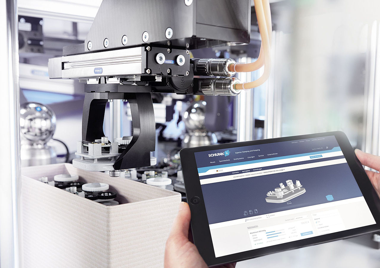 SCHUNK 机械工程部件3D打印服务