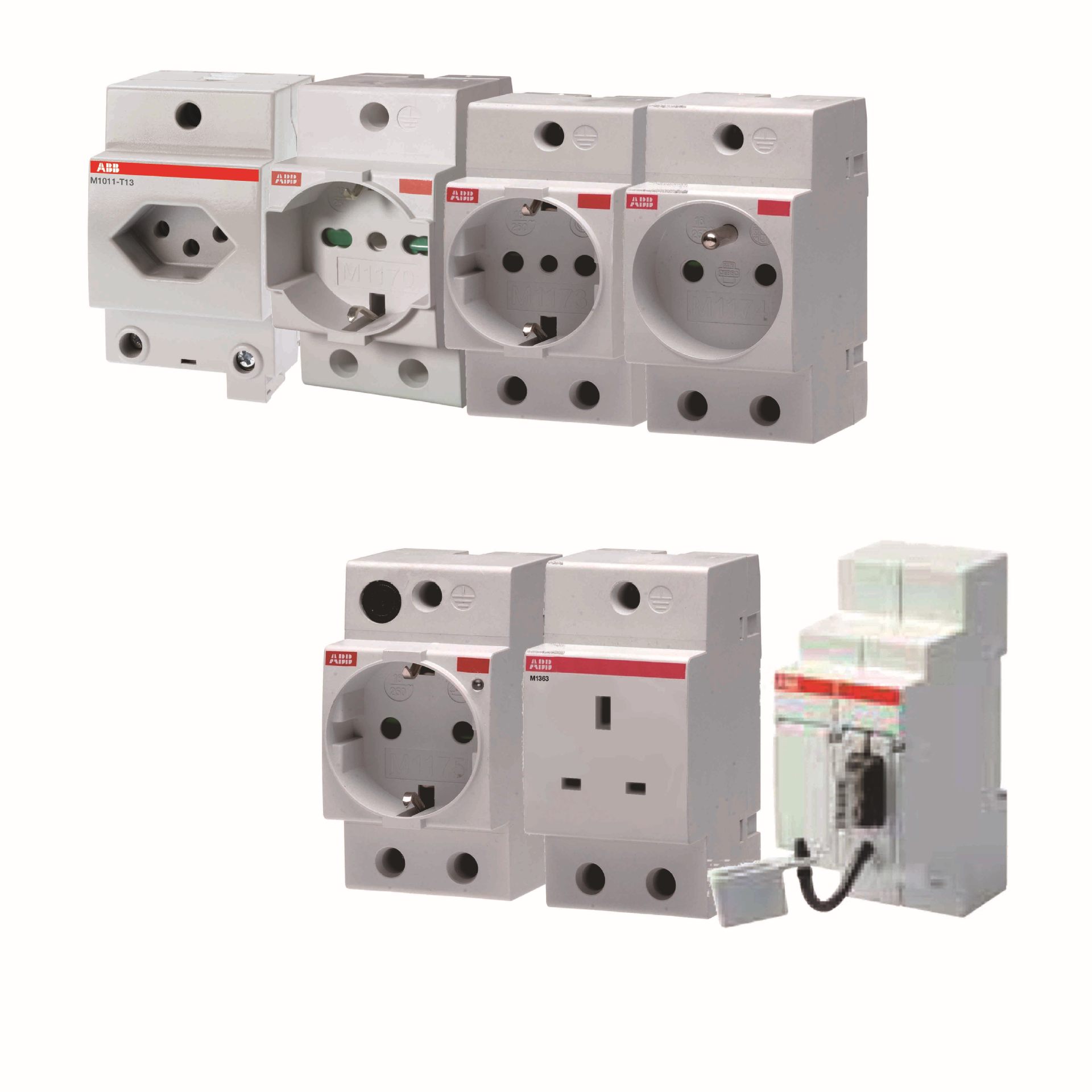 ABB 导轨插座