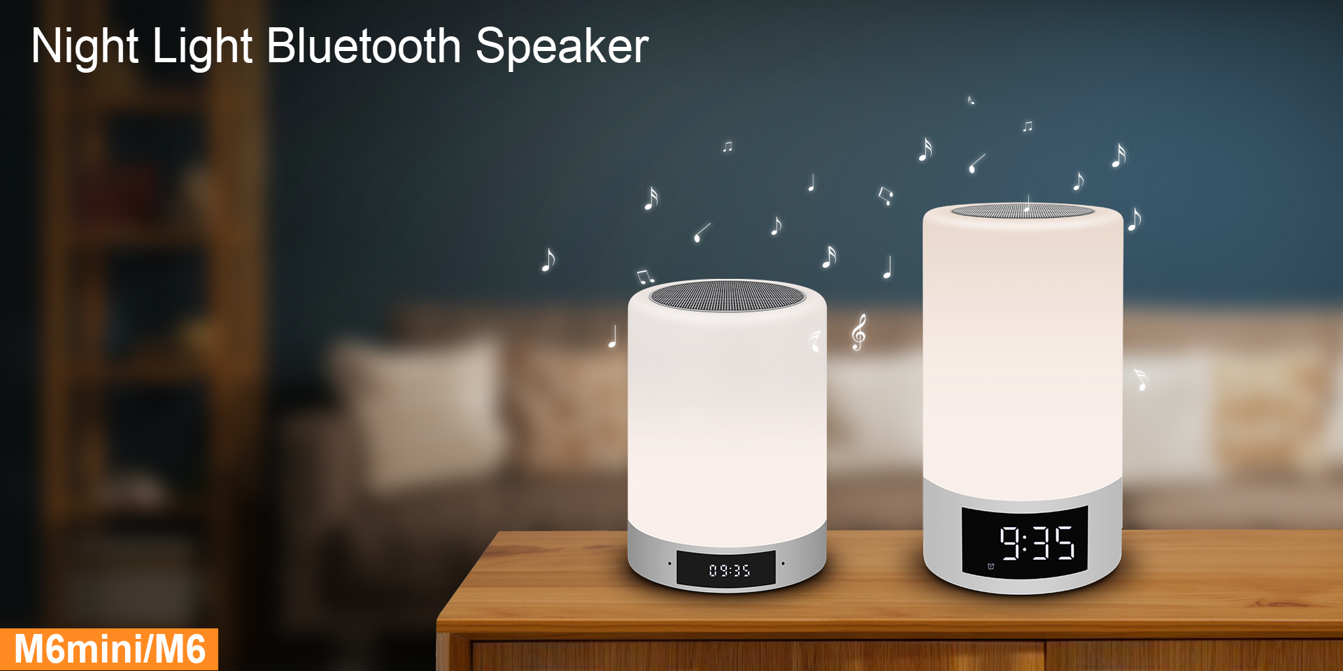 night light bluetooth speaker