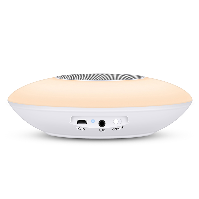 Ultra-Thin Bluetooth Speaker Lamp with Touch Control Dimmable LED Light & Hands-Free Calling