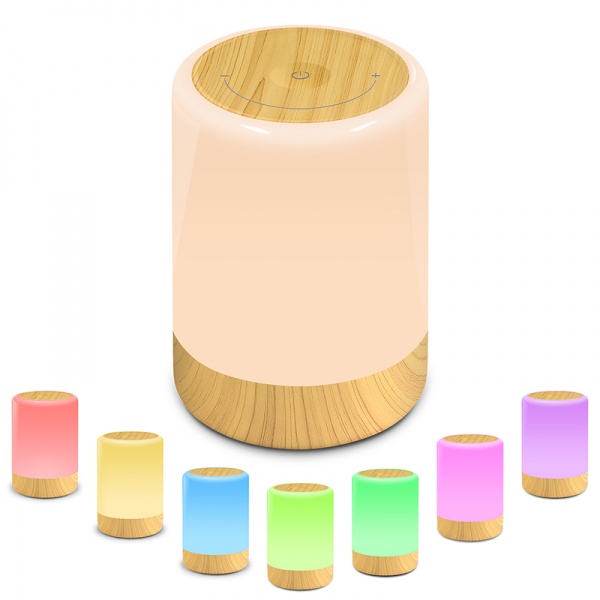 LED Colorful mood Night Lamp Touchable Control Long Battery Life & Portable Handle