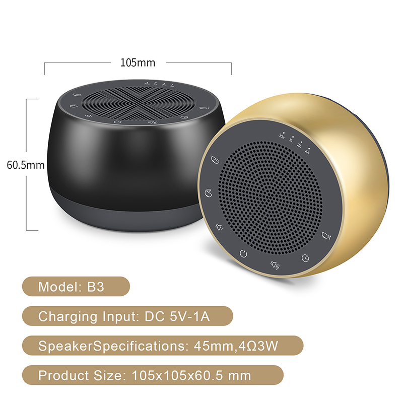 Tibetan Singing Bowl Sound Machine – 9 Healing Meditation Sounds, Timer, Memory, Rechargeable 2000mAh Battery