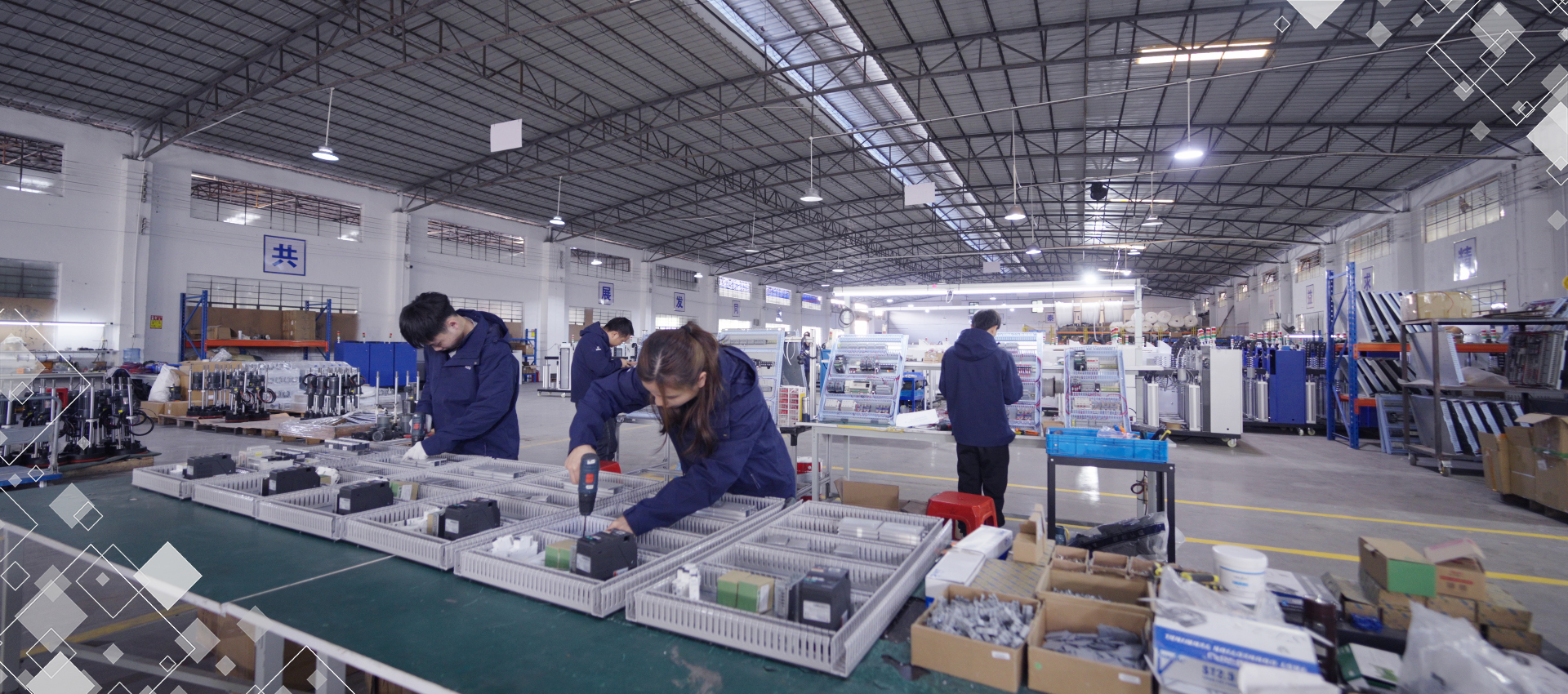 接线区 -- 确保产品的高质量,优性能,产品加工设备齐全，检测设施完备。