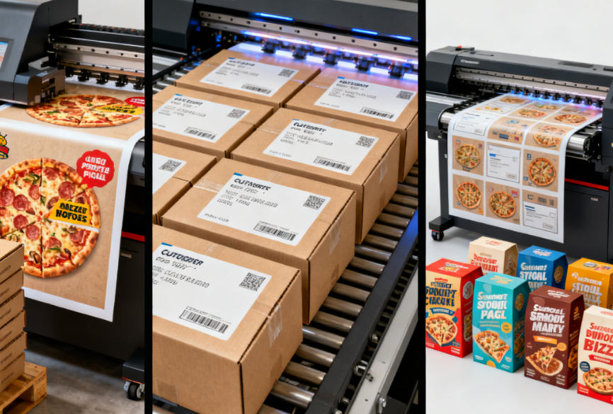 Custom printed corrugated boxes