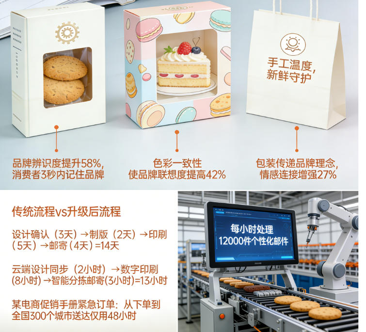 A modern printing facility with advanced machinery