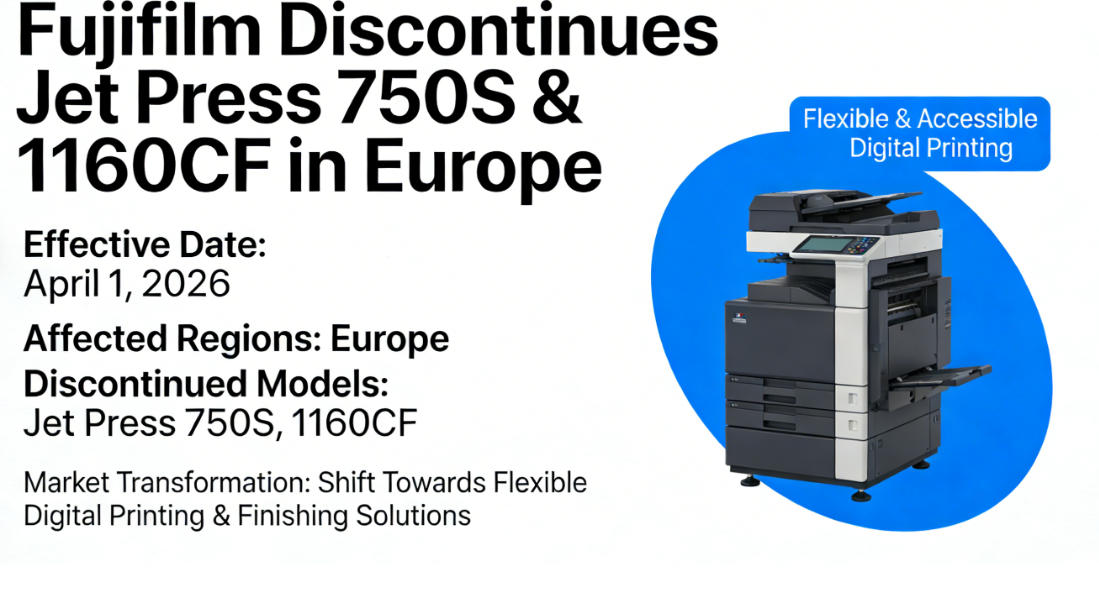A modern printing press in a clean factory setting