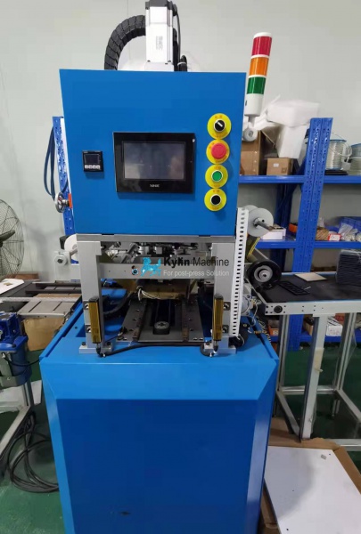 Auto hot stamp and thumb cutter