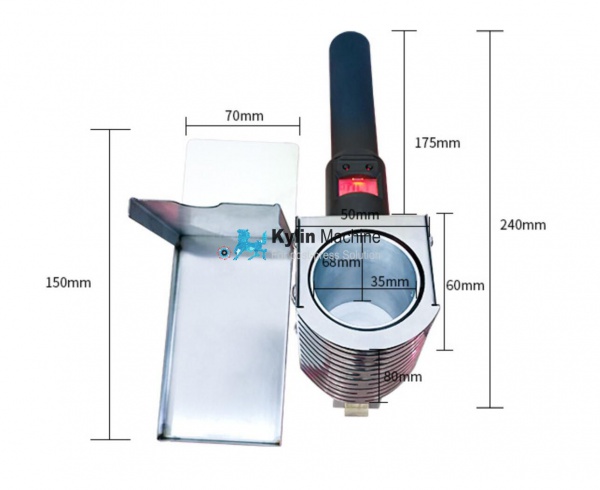Mini handheld hot glue machine
