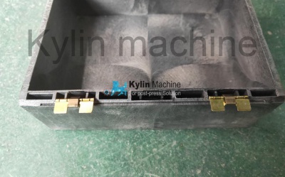Coil spring attached machine