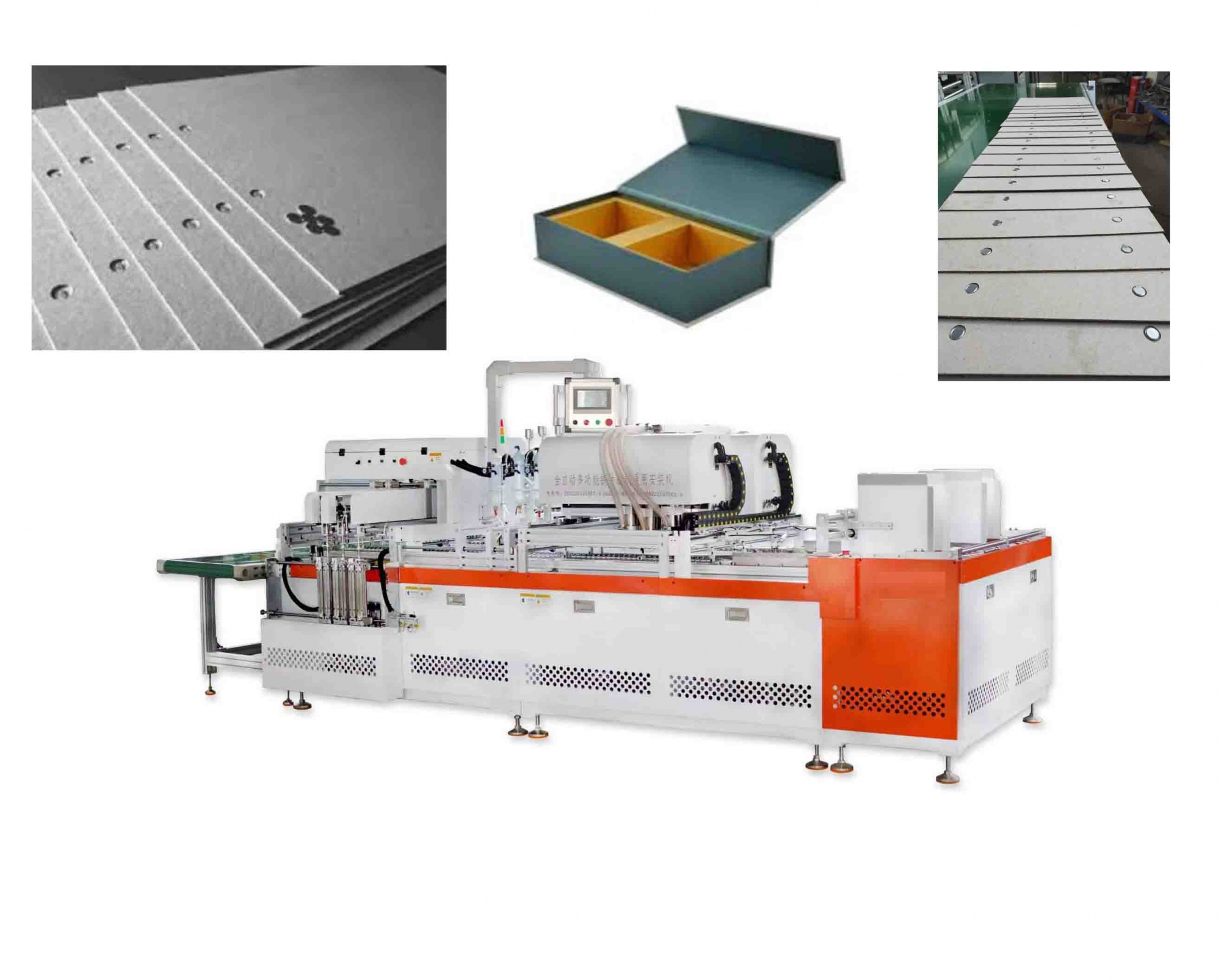 Fully auto magnet closure box machine