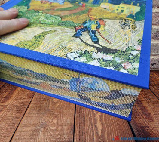 Book edge print machine