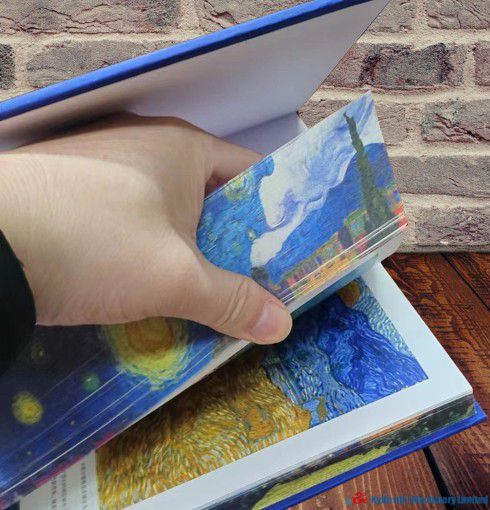 Book edge print machine