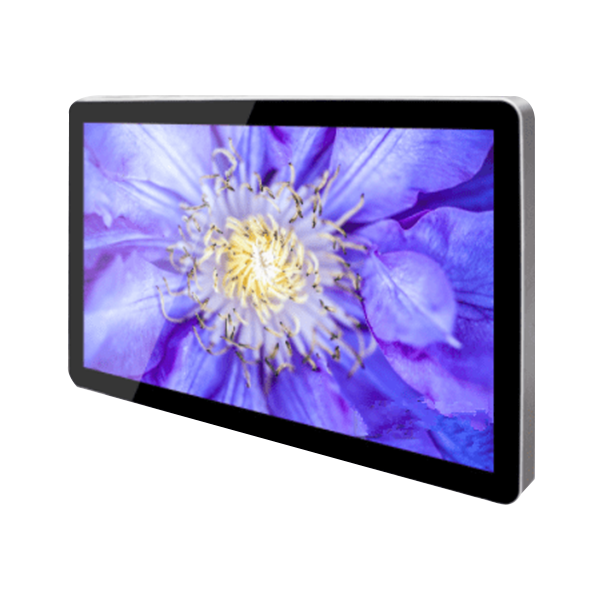 49” wall mounted digital signage with small corner ultra-thin style