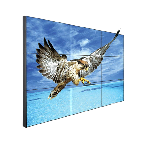 49 inch LCD video wall with 1.8mm bezel 500 nits 1920x1080 FHD indoor floor standing
