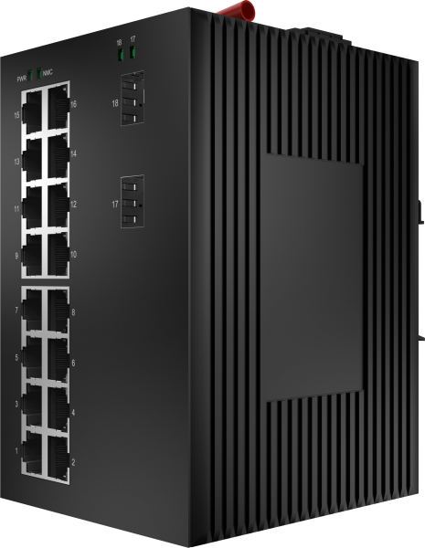 BENK7000-N-1000-E16S02-S1G-I 非管理型工业以太网交换机