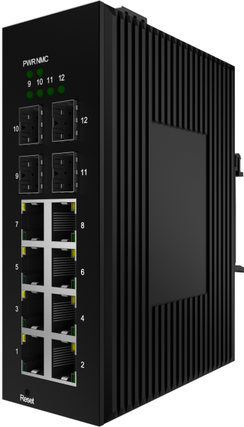 BENK7000-N-1000-E08S04-S1G-I 非管理型工业以太网交换机