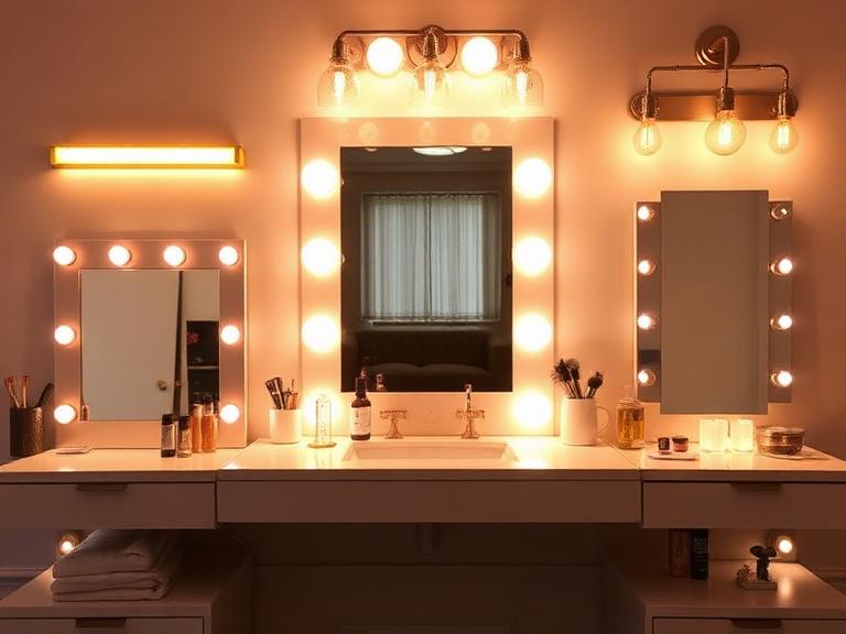     How It Works: 15+ Makeup Vanity Lighting Ideas