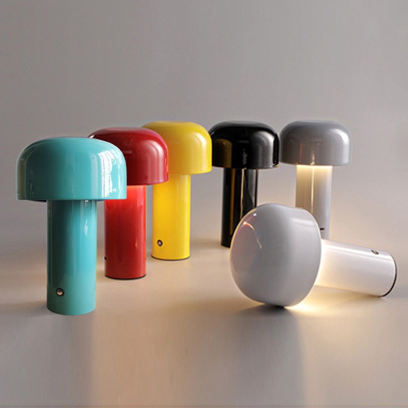JLT1411 Restaurant Hotel LED USB Rechargeable Night Light Mushroom Desk Lamp