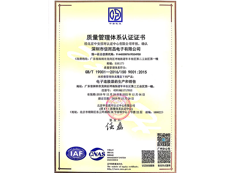 质量管理体系