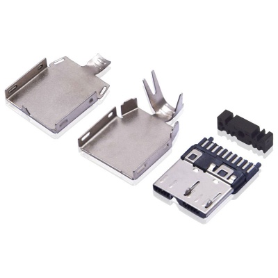 Micro-USB-3.0BM超薄三件式