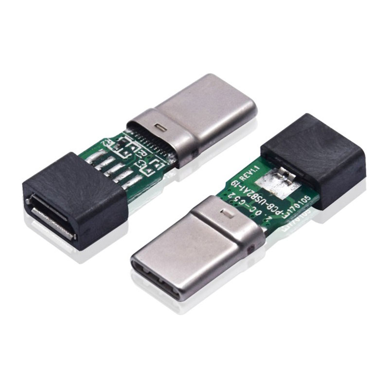 TYPE-C-公头转Micro-5P带护套