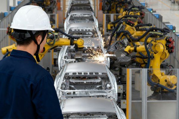 汽车厂生产线设备安装