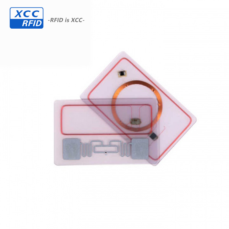 Hot sell ! ISO14443A NFC transparent rfid smart card