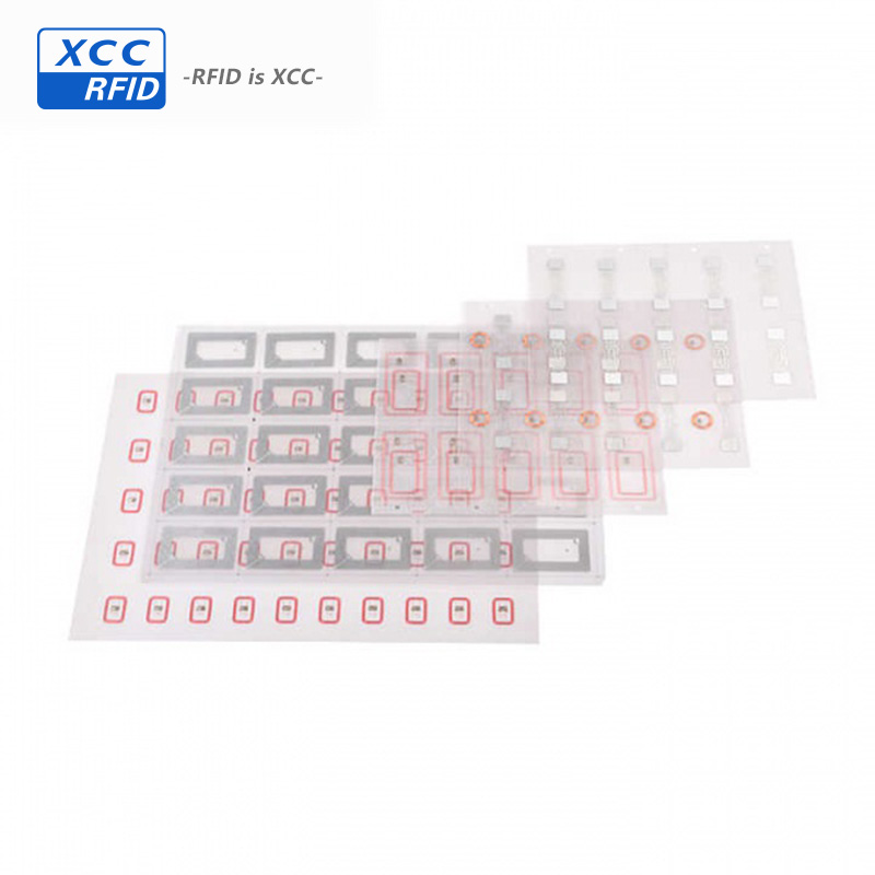 DESfire RFID Inlay Prelam Glossy Finished PVC Card Core Material